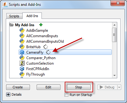 Stop Add-In