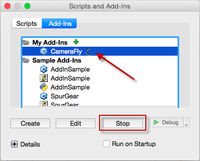 Stop Add-In