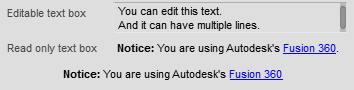 TextBoxCommandInput