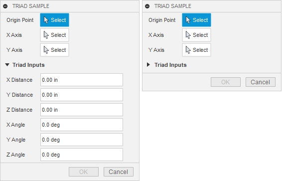 TriadCommandInput