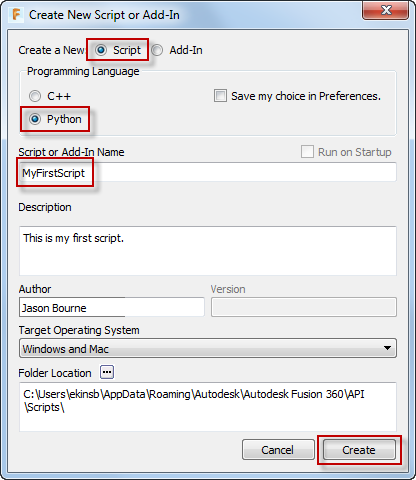 Scripts command