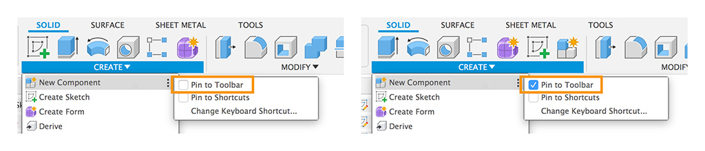 Toolbar Panels
